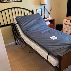Discount Medical - Mobility Equipment & Supplies - Semi electric hospital bed setup with gel cushion option. Works great.