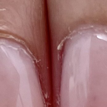 Sassy Nails - Terrible manicure and gel polish. This is a picture right after I left the salon. - Nail Salons Near Me - San Bruno, California Sassy Nails - Terrible manicure and gel polish. This is a picture right after I left the salon. - Nail Salons Near Me - San Bruno, California