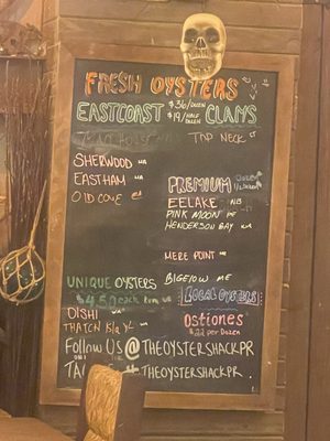 Menu photo 8 The Oyster Shack San Juan, PR