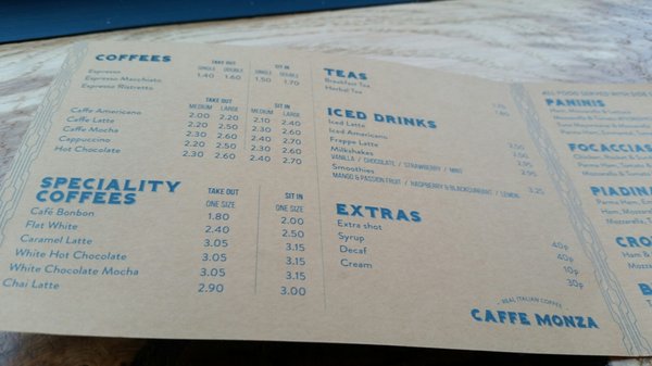 Menu photo 7 Caffe Monza Glasgow, GLG