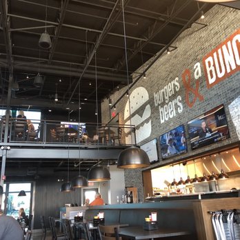 Burger Shed - Upstairs seating and expo counter - American Near Me - Altoona, Iowa Burger Shed - Upstairs seating and expo counter - American Near Me - Altoona, Iowa