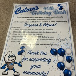 The diapers and wipes event.