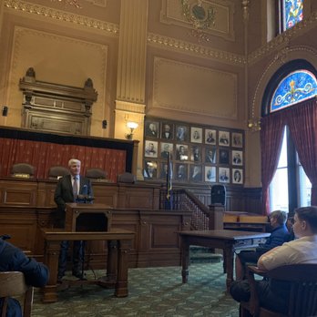 Indiana State Capitol - Supreme Court - tour by Justice Joe Baker - Landmarks & Historical Buildings Near Me - Indianapolis, Indiana Indiana State Capitol - Supreme Court - tour by Justice Joe Baker - Landmarks & Historical Buildings Near Me - Indianapolis, Indiana