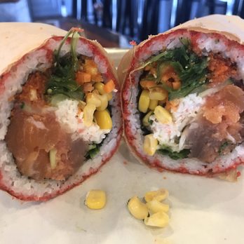 The Low-Key Poke Joint - Inside of sushiritto! - Poke Near Me - Riverside, California
