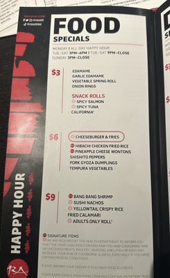 Menu photo 3 RA Steak & Sushi Houston, TX Menu photo 3 RA Steak & Sushi Houston, TX