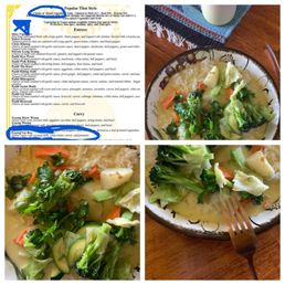 under popular Thai style menu. Gaeng Ga Ree w/mixed vegetables w/rice. So good! I added cilantro at the house under popular Thai style menu. Gaeng Ga Ree w/mixed vegetables w/rice. So good! I added cilantro at the house
