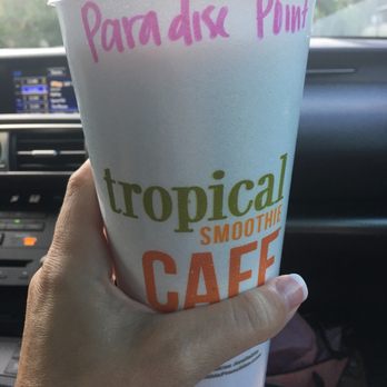Tropical Smoothie Cafe - Paradise Point smoothie - strawberry, banana, and pineapple - yummy! - Sandwiches Near Me - North Charleston, South Carolina Tropical Smoothie Cafe - Paradise Point smoothie - strawberry, banana, and pineapple - yummy! - Sandwiches Near Me - North Charleston, South Carolina