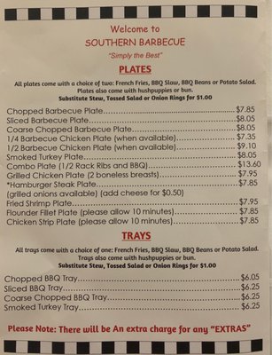 Menu photo 7 Southern BBQ Spartanburg, SC Menu photo 7 Southern BBQ Spartanburg, SC