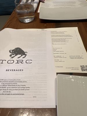Menu photo 8 TORC Napa, CA