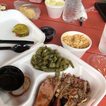 Brookstreet Bar-B-Que - Stone House Trio Plate - Barbeque Near Me - Houston, Texas Brookstreet Bar-B-Que - Stone House Trio Plate - Barbeque Near Me - Houston, Texas