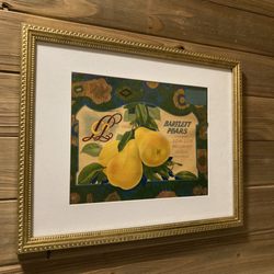 Black Pear - Pear art in the bathroom