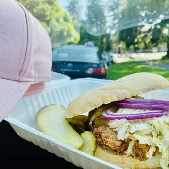The Butchers Son - Honey mustard chicken sandwich 5/5 - Salad Near Me - Berkeley, California The Butchers Son - Honey mustard chicken sandwich 5/5 - Salad Near Me - Berkeley, California