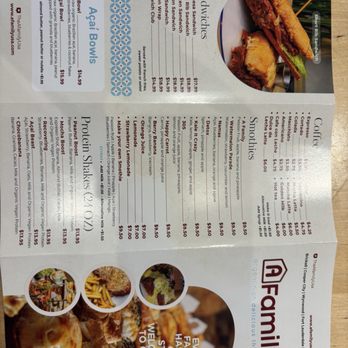 A Family - Menu - Bakeries Near Me - Cooper City, Florida A Family - Menu - Bakeries Near Me - Cooper City, Florida