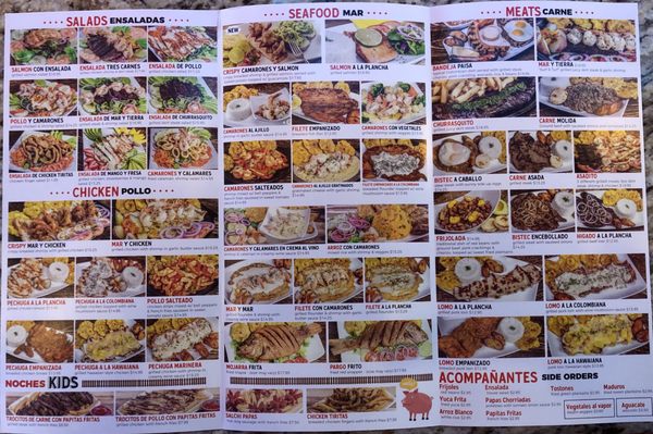 Menu photo 6 Noches de Colombia Nanuet, NY Menu photo 6 Noches de Colombia Nanuet, NY