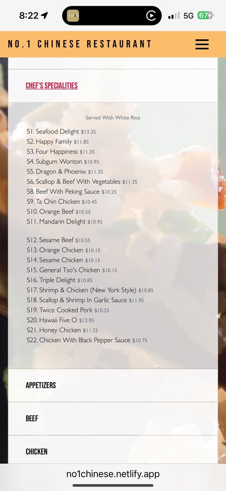 No. 1 Chinese Restaurant Logo