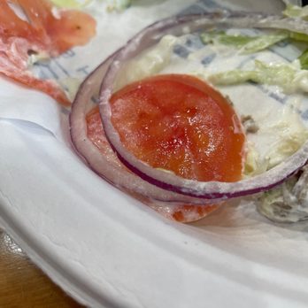 Little Greek Fresh Grill - What's left of a cold gyros sandwich - Greek Near Me - Trinity, Florida Little Greek Fresh Grill - What's left of a cold gyros sandwich - Greek Near Me - Trinity, Florida