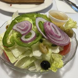 Sorella Pizzeria and Restaurant - Why they change to Iceberg I don't know...save money or make more money...never going to order the side salad again...