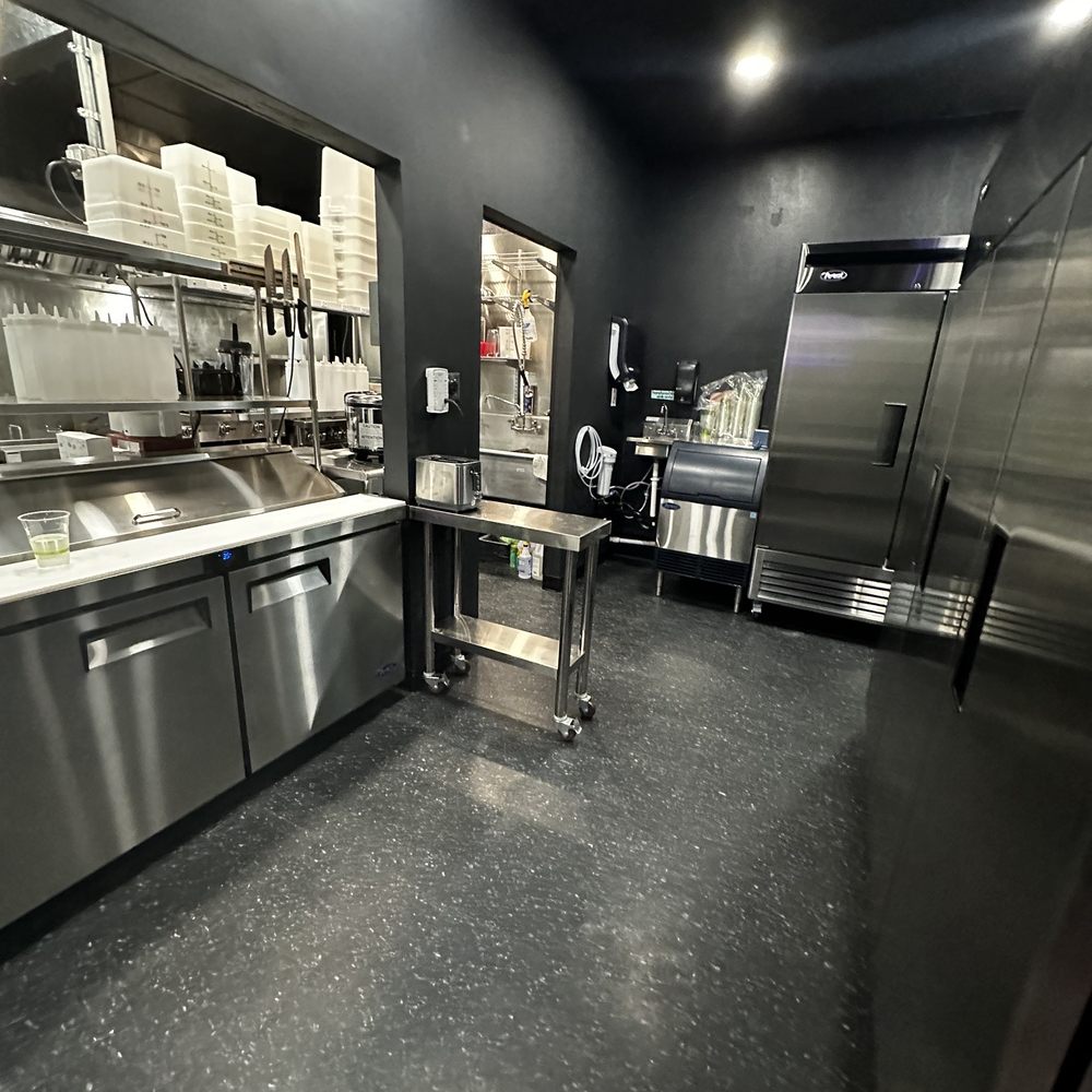 Commercial kitchen storage room