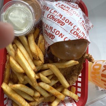 Crimson Coward - The crimson combo. Country style. Hot off the press - Chicken Shop Near Me - Owings Mills, Maryland