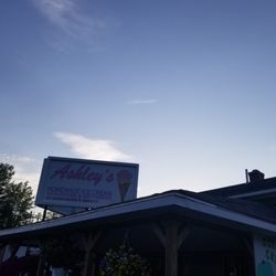 Drinkwater's Variety - Sign over the ice cream porch