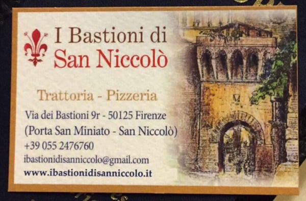 I Bastioni di San Niccolò Trattoria & Pizzeria by null