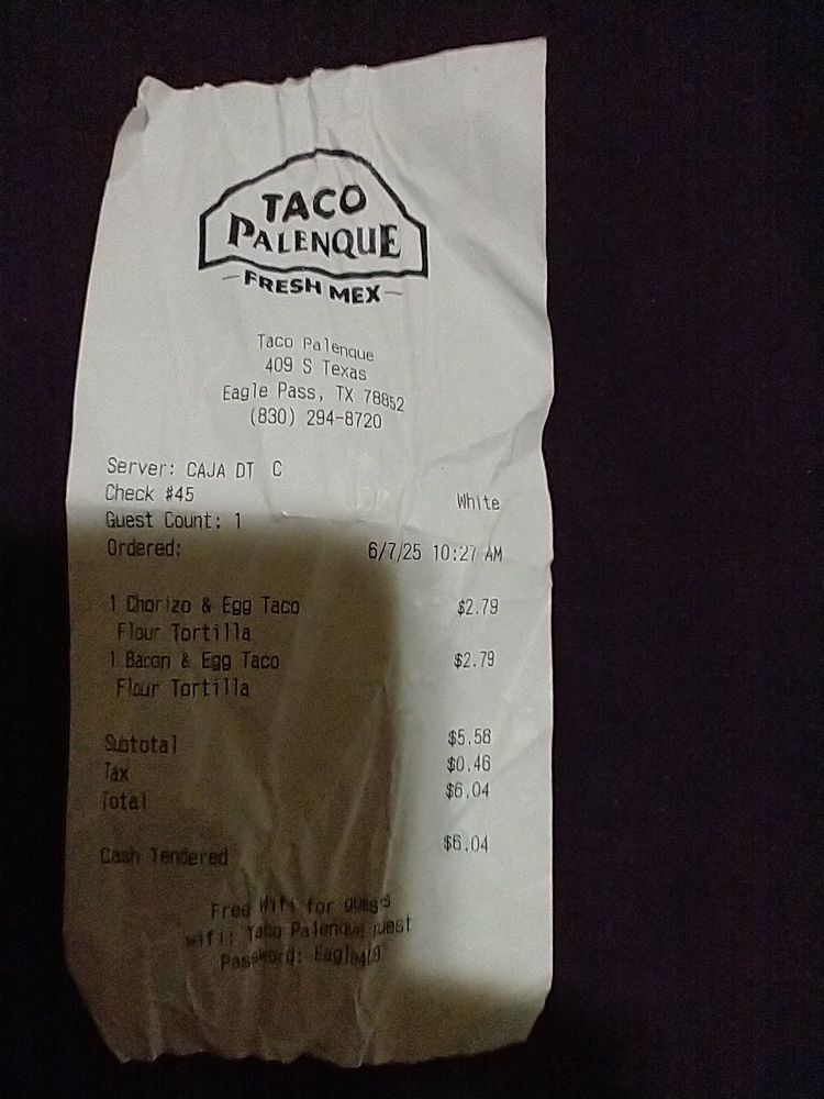 Taco Palenque Eagle Pass