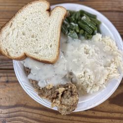 Vincek's Smokehouse - Chicken fried steak lunch