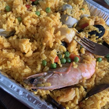 Spanish Pavillion Restaurant - Paella Marinera - Seafood Near Me - Harrison, New Jersey