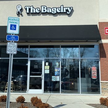 The Bagelry - Outside. Ample parking. - Bagels Near Me - Cedar Knolls, New Jersey