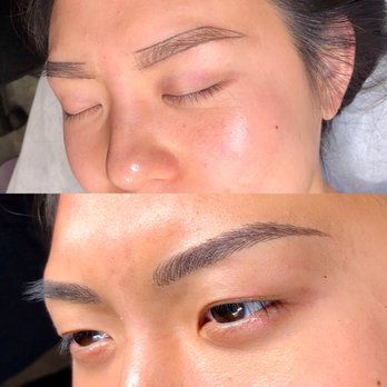 MicroLuxe Brows - Above: mapping. Below: After first session-can't get over the detail - Permanent Makeup Near Me - San Francisco, California MicroLuxe Brows - Above: mapping. Below: After first session-can't get over the detail - Permanent Makeup Near Me - San Francisco, California