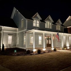 Shimmer Outdoor Lighting - Welcome home! We just finished up this lighting installation at The Preserve in Hoover. All of our fixtures use low voltage LED bulbs.