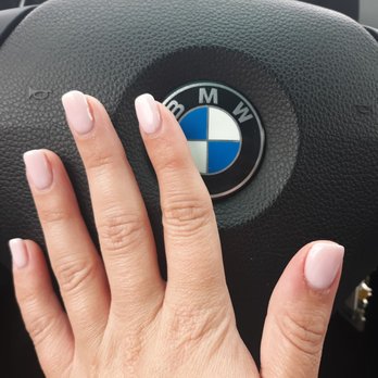 A+ Nail & Spa - Dipping powder with clear gel - Nail Salons Near Me - Dana Point, California