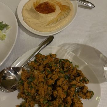 Pasha Cafe & Lounge - Kisir, bulgur salad and hummus - Mediterranean Near Me - Pittsburgh, Pennsylvania