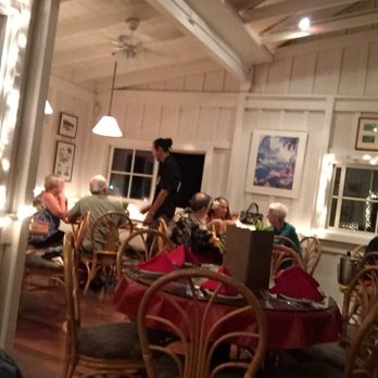 Postcards Restaurant - Inside the dining room - Seafood Near Me - Hanalei, Hawaii