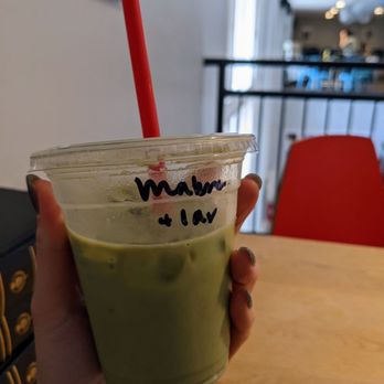 Carnegie Coffee - Matcha latte - not on the menu, but they have it if you ask :) - Coffee & Tea Near Me - Carnegie, Pennsylvania