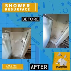 Mammut Resurfacing - Shower resurface, reglaze !