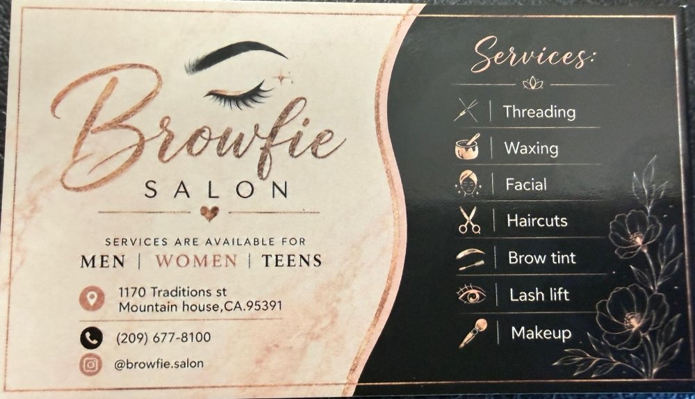 Browfie Salon Logo