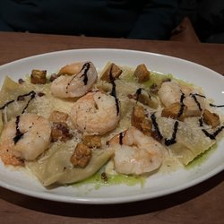Park Inn - Shrimp agnolotti with sweet potato and prosciutto