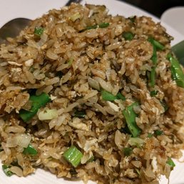 Pickled Mustard Greens and Blue Crab Fried Rice