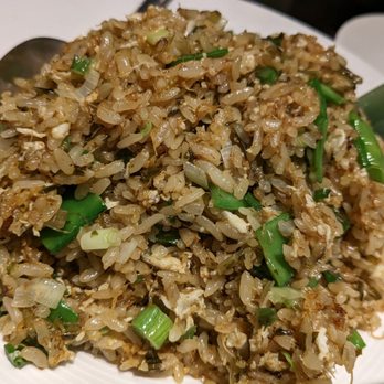 Feng Shui Restaurant & Lounge - Pickled Mustard Greens and Blue Crab Fried Rice - Chinese Near Me - Burlington, Massachusetts