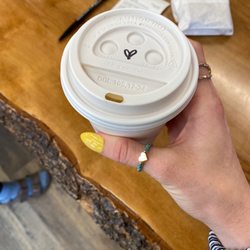 Highland Station Coffee - Really cool live edge coffee bar