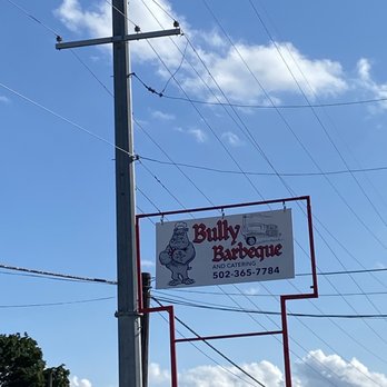 Bully Barbeque -  pole with a sign on it - Barbeque Near Me - Goshen, Kentucky