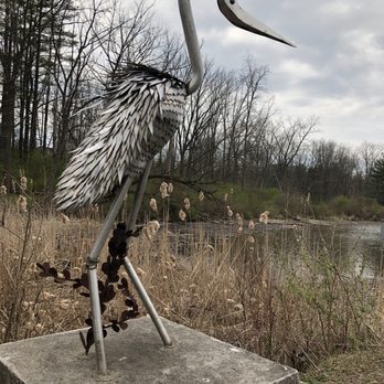 ludovico sculpture trail - Metal bird - Hiking Near Me - Seneca Falls, New York