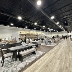 Living Spaces - Dining table section