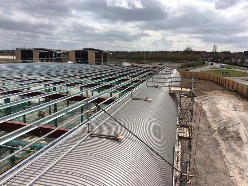 OSWESTRY SHROPSHIRE SCAFFOLD Top House Farm, Oswestry, Shropshire, United Kingdom Local