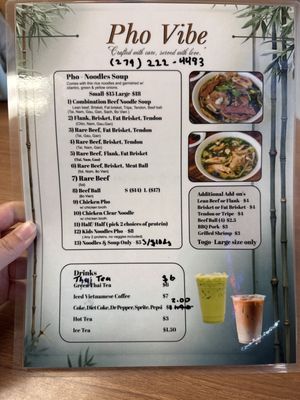 Menu photo 5 Pho Vibe Sacramento, CA