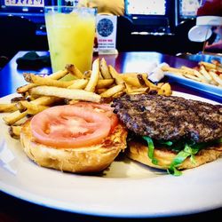 Buffalo Bob's - Lunch Menu Burger and Fries: only $8.50! Such a perfect lunch size portion and a great price