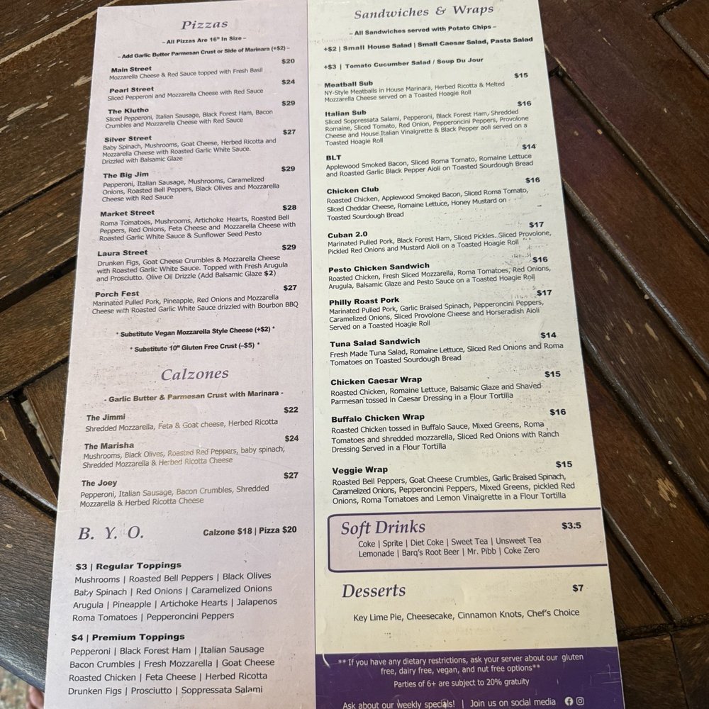 Crispy's Springfield Gallery - Menu - Pizza Near Me - Jacksonville, Florida