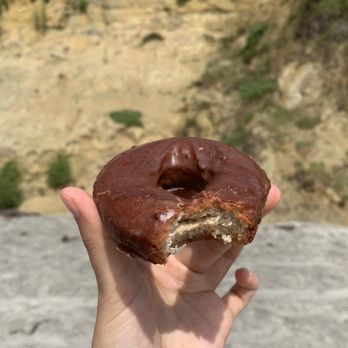Nectarine Grove - Chocolate donut - Gluten-Free Near Me - Del Mar, California Nectarine Grove - Chocolate donut - Gluten-Free Near Me - Del Mar, California