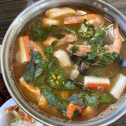 Tom Yum Seafood Soup